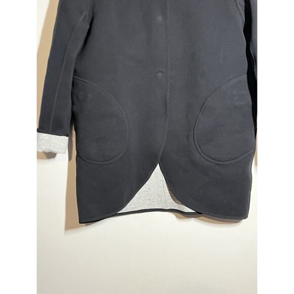 Lululemon EUC Black/Gray Reversible Urban Horizons Hooded Jacket L - Picture 8 of 15